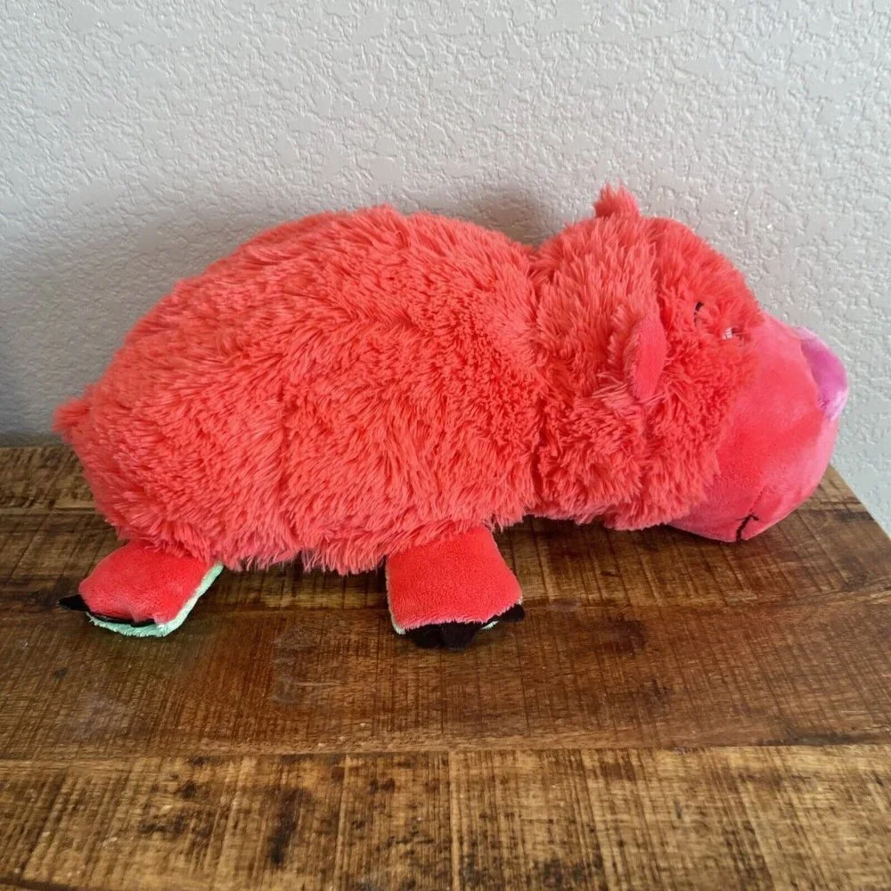 Toy Fiipazoo Pink Boo Boo Bear and Green Rosey Gator Plush Alligator 2 in 1